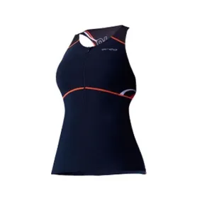 226 SUPPORT SINGLET WOMENS 13 ORCA - BLACK/ORANGE