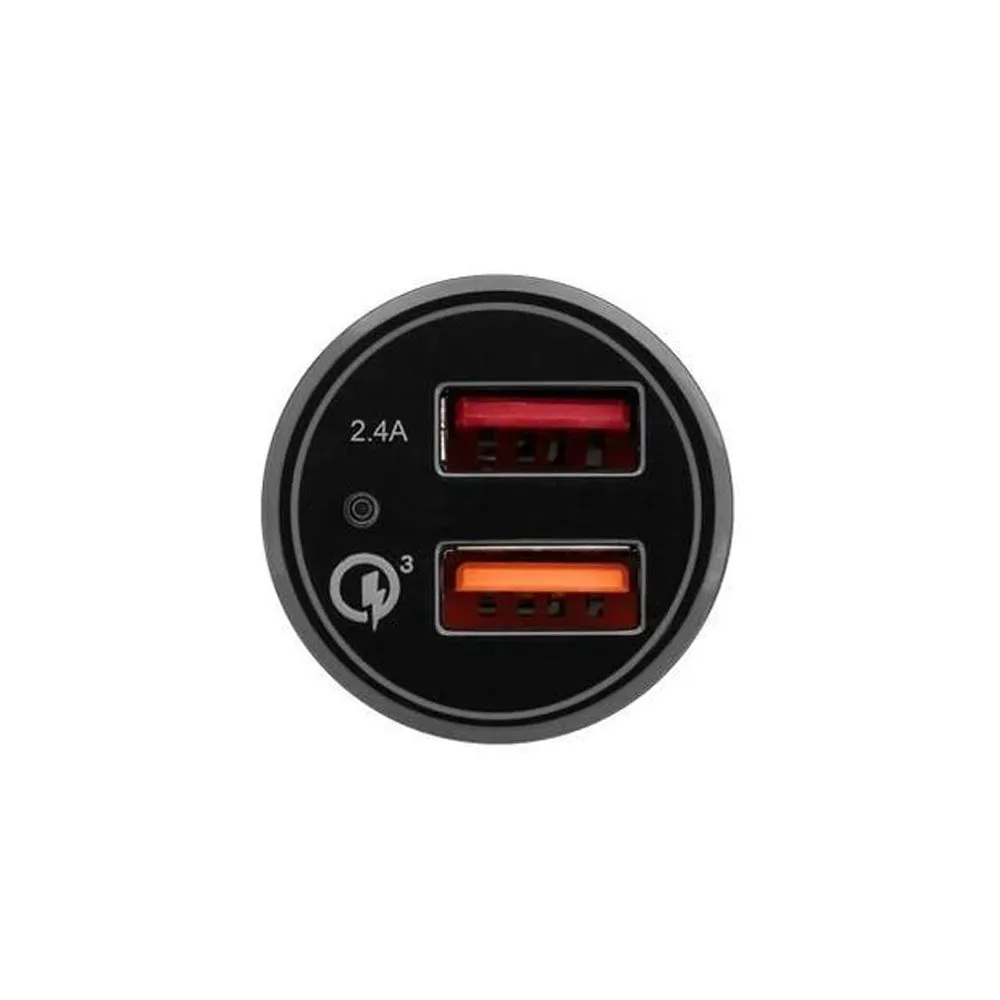 3sixT Car Charger 5.4A   USB-A to Micro USB Cable 1m - Black