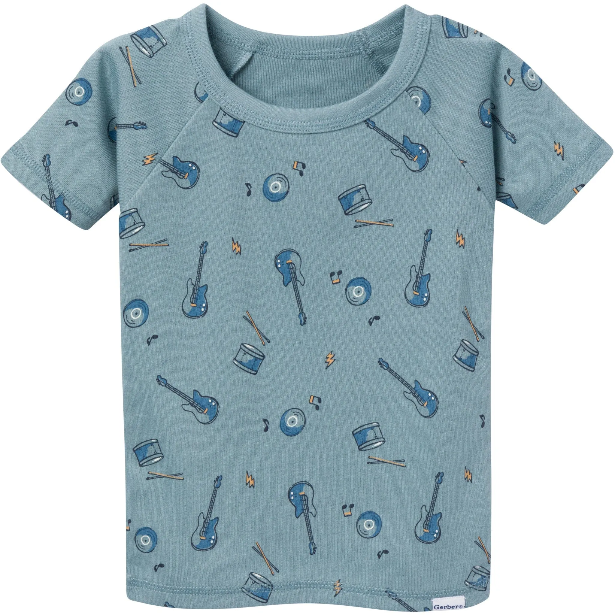 4-Piece Infant & Toddler Boys Guitars Tops and Pants Sets