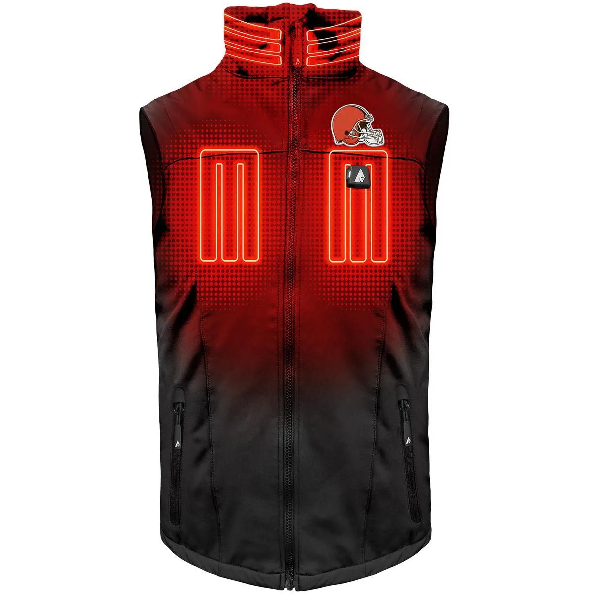 ActionHeat Cleveland Browns 5V Men's Softshell Battery Heated Vest