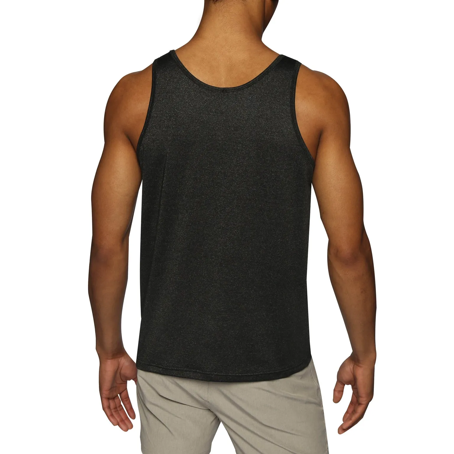 ACTIONWEAR Black Graphite Melange Heather Tank Top