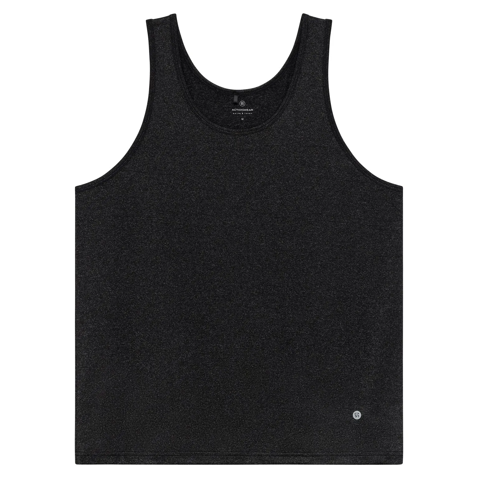 ACTIONWEAR Black Graphite Melange Heather Tank Top