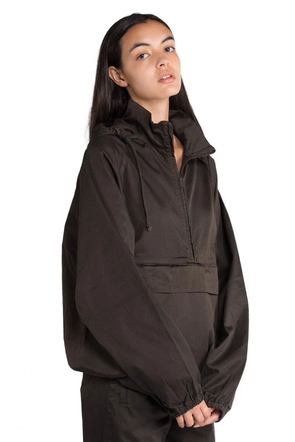 Anorak Half Zip Up Umber