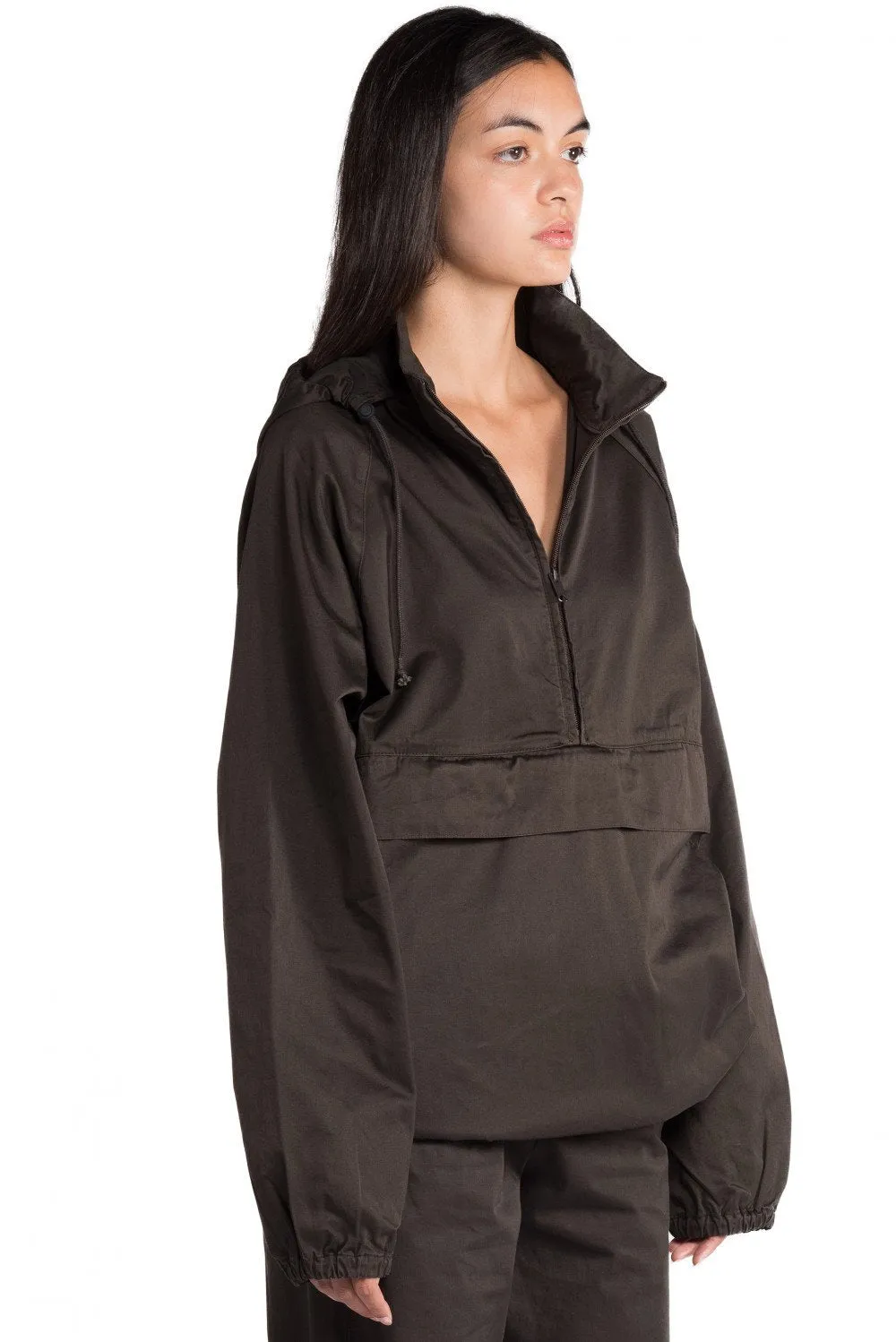 Anorak Half Zip Up Umber