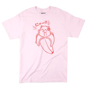 Bananya Angry Pink Tee