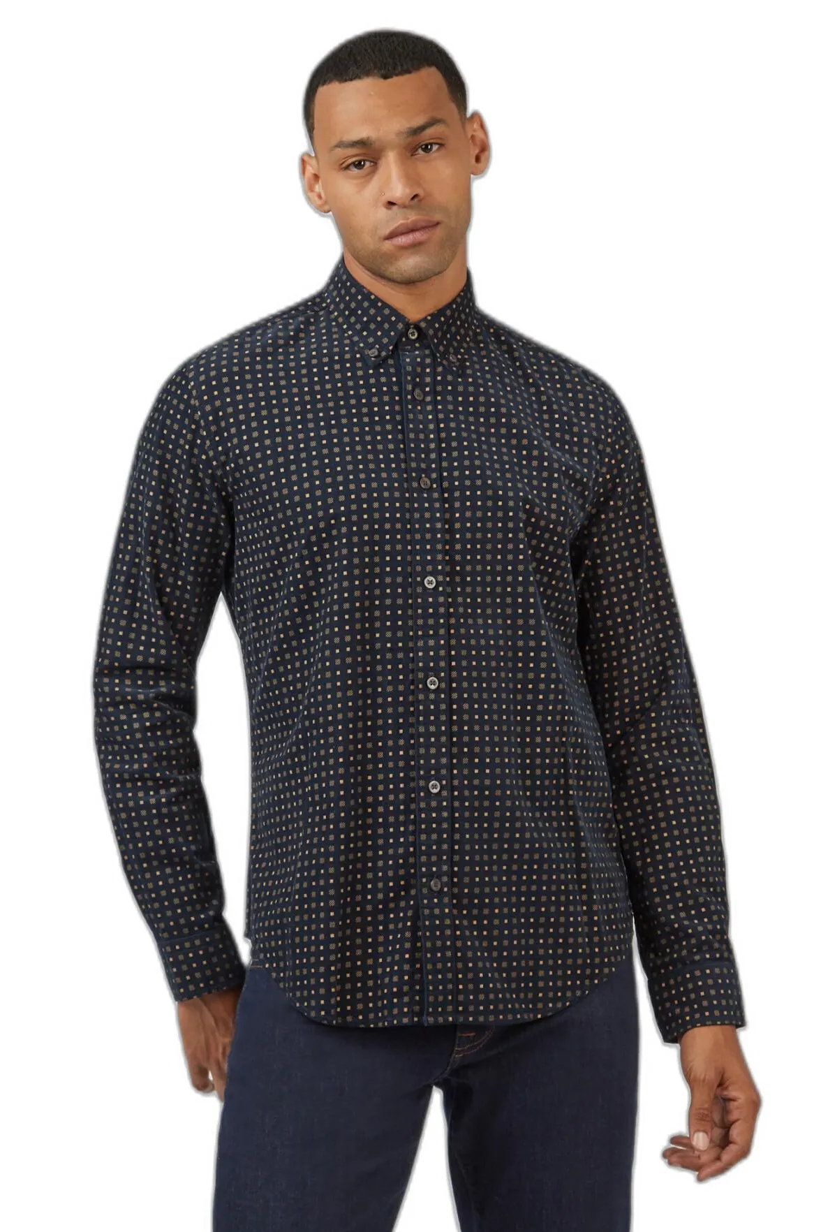 BEN SHERMAN CORD L/S SHIRT - 68070036