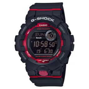 Casio G-SHOCK Bluetooth G-SQUAD Black & Red Digital Men's Watch - GBD800-1D