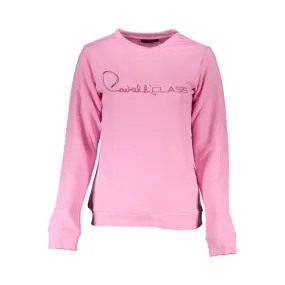 Cavalli Class Pink Cotton Women's Sweater