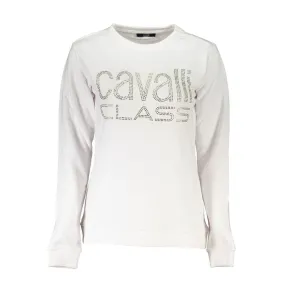 Cavalli Class White Cotton Women's Sweater