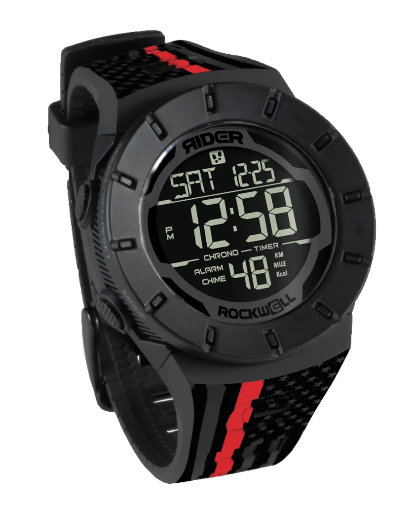 Coliseum Fit™ Forum - Thin Red Line Assault Edition (Phantom Black) Watch