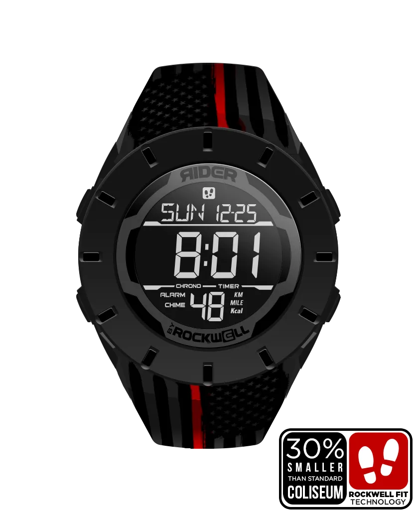 Coliseum Fit™ Forum - Thin Red Line Assault Edition (Phantom Black) Watch