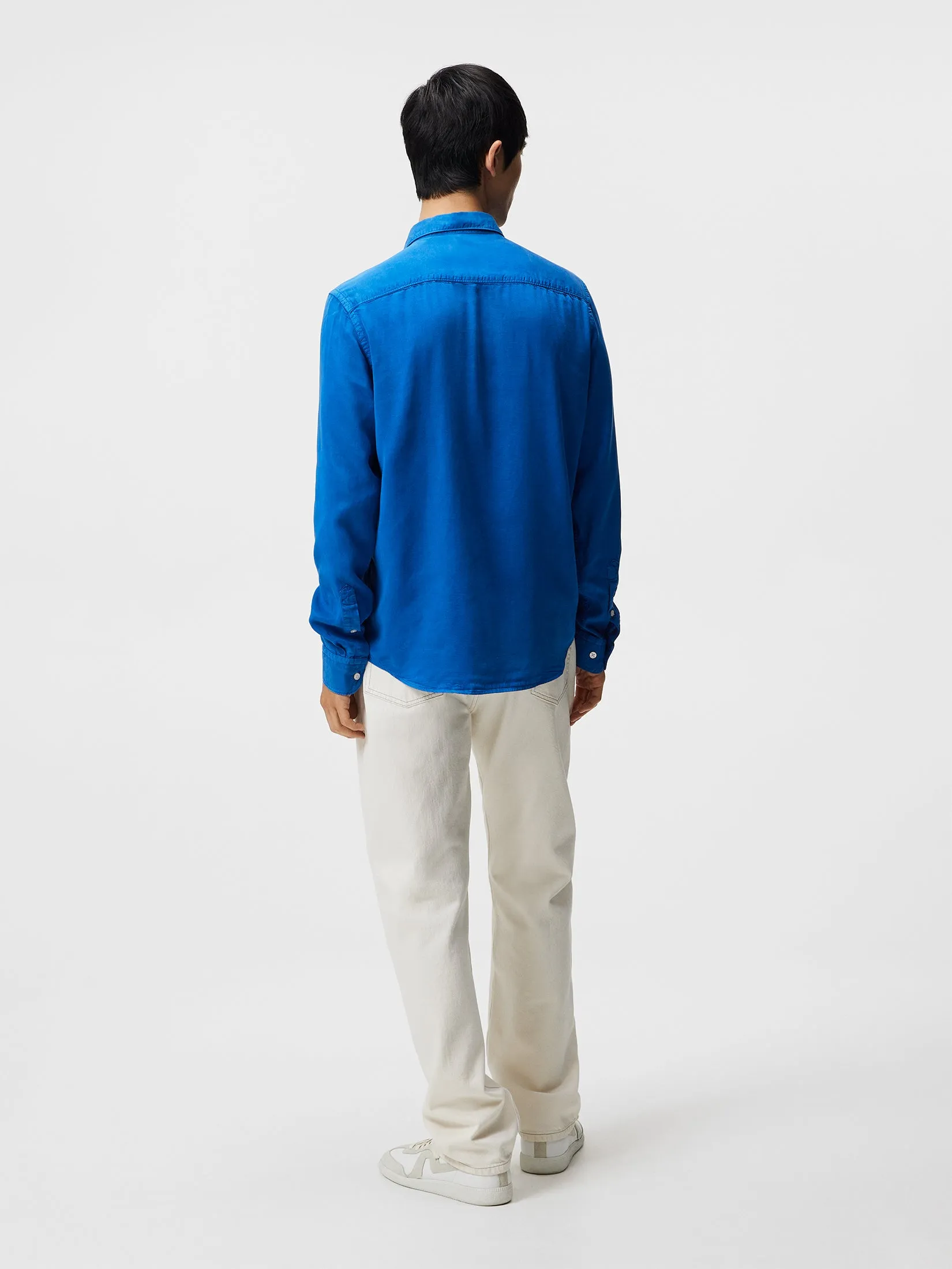 Comfort Tencel Slim Shirt / Lapis Blue