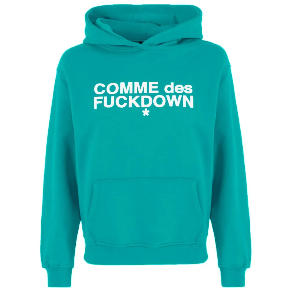 Comme Des Fuckdown Green Cotton Women's Sweater