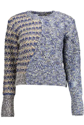 Desigual Blue Polyamide Women Women's Sweater