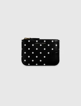 DOT PRINT LEATHER WALLET