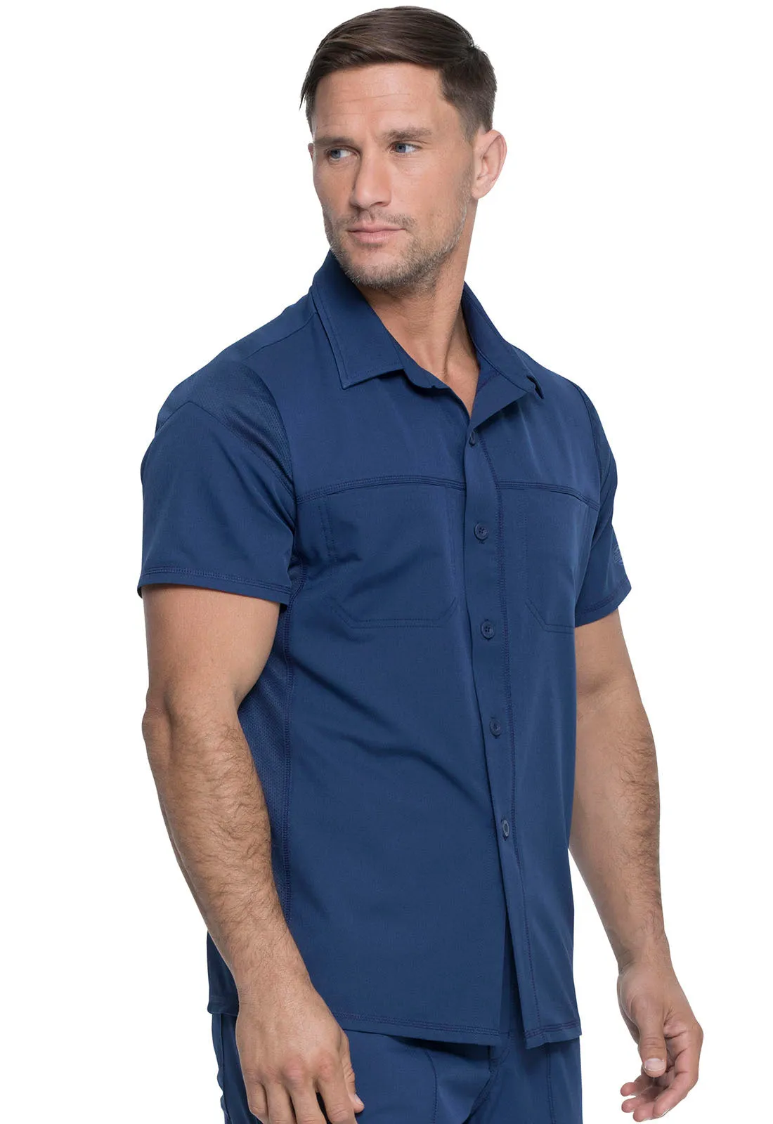 Dynamix - Men's Button Front Collar Shirt