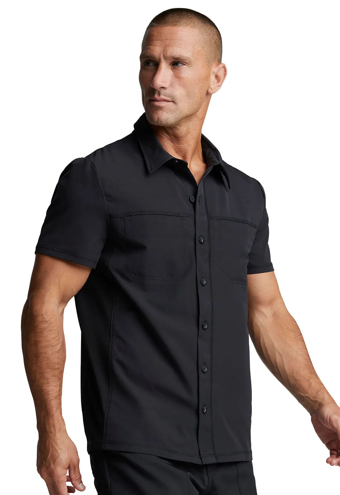 Dynamix - Men's Button Front Collar Shirt