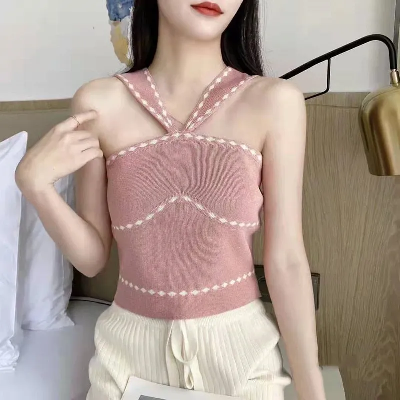 Emily in Paris Outfit Off Shoulder Sexy Tube Tops