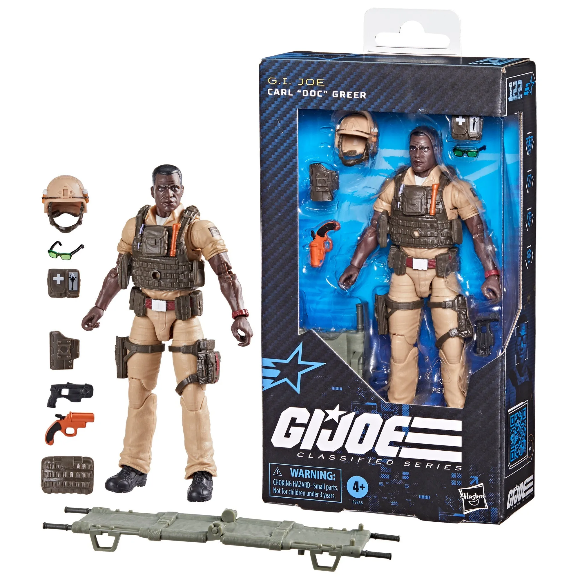 G.I. Joe Classified Series #122, Carl "Doc" Greer Figure