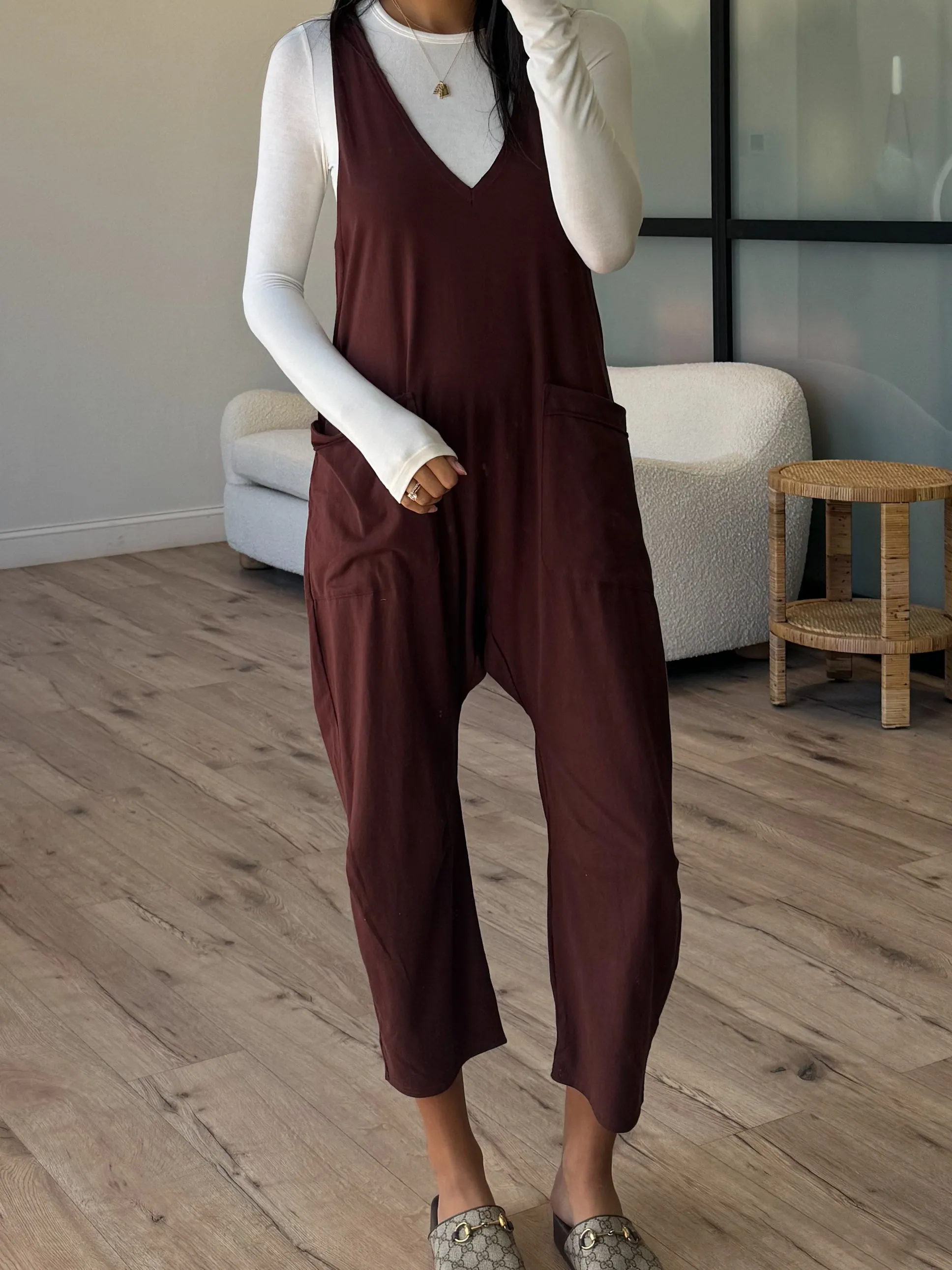 Hendrix Relaxed Jumpsuit | Chocolate