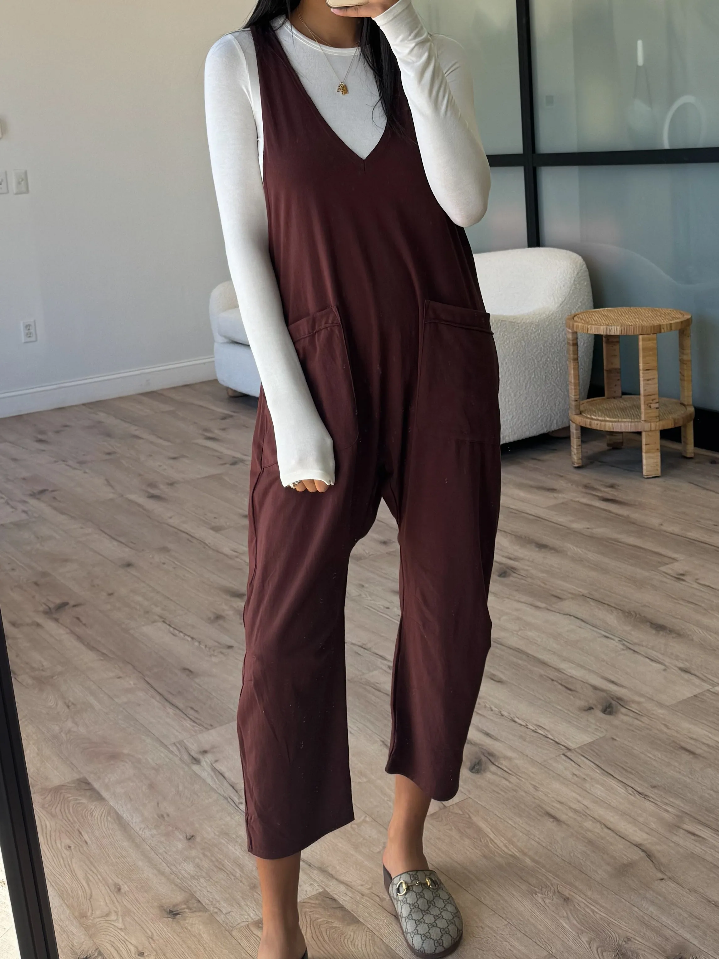 Hendrix Relaxed Jumpsuit | Chocolate