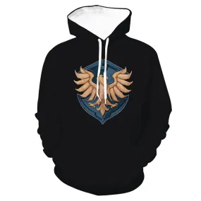 Hogwarts Legacy Ravenclaw Cosplay Hoodie 3D Printed Hooded Sweatshirt Men Women Casual Streetwear Pullover