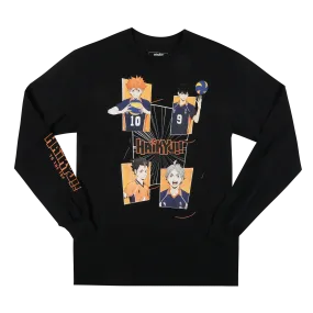 Karasuno High Team Black Long Sleeve