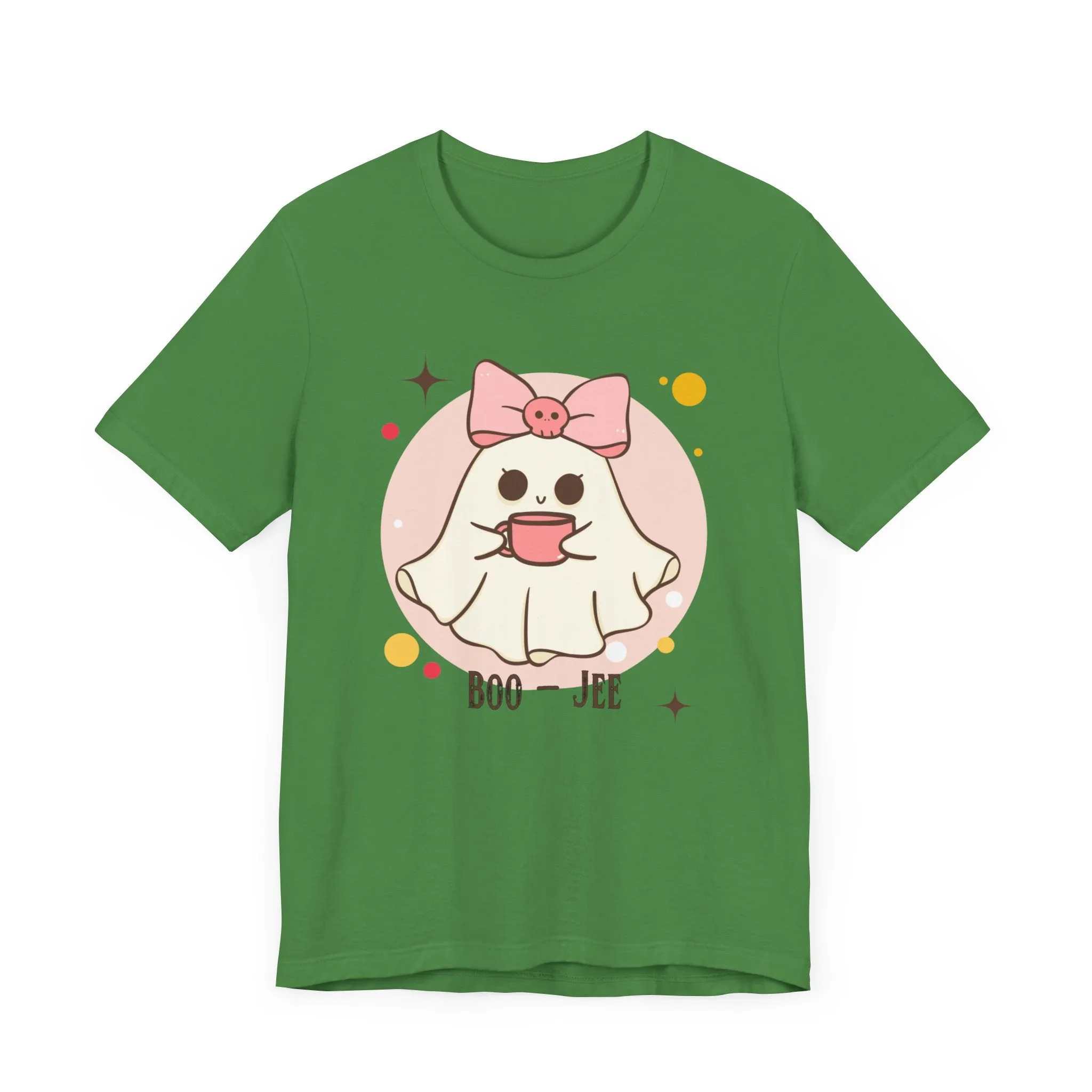 Kawaii coffee ghost Unisex Jersey Short Sleeve Tee