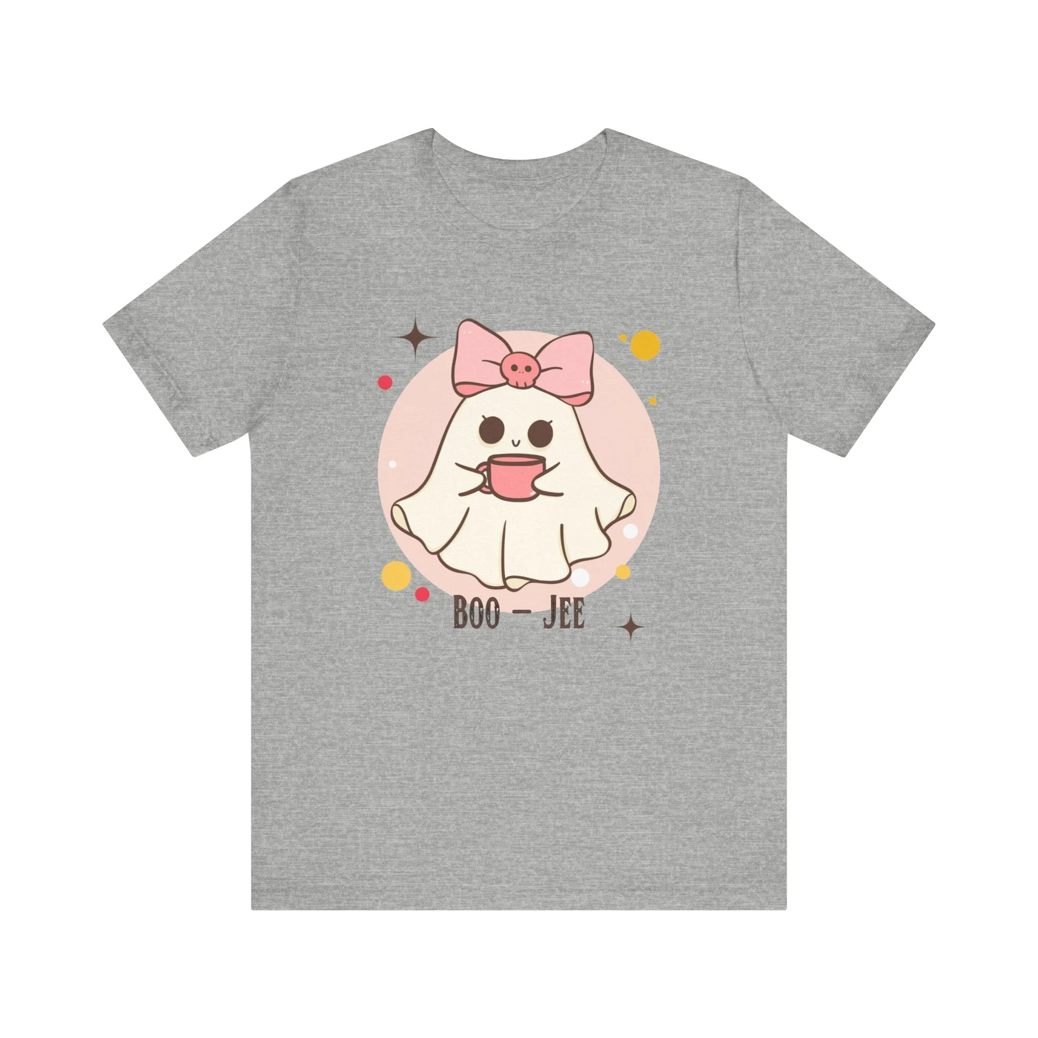 Kawaii coffee ghost Unisex Jersey Short Sleeve Tee