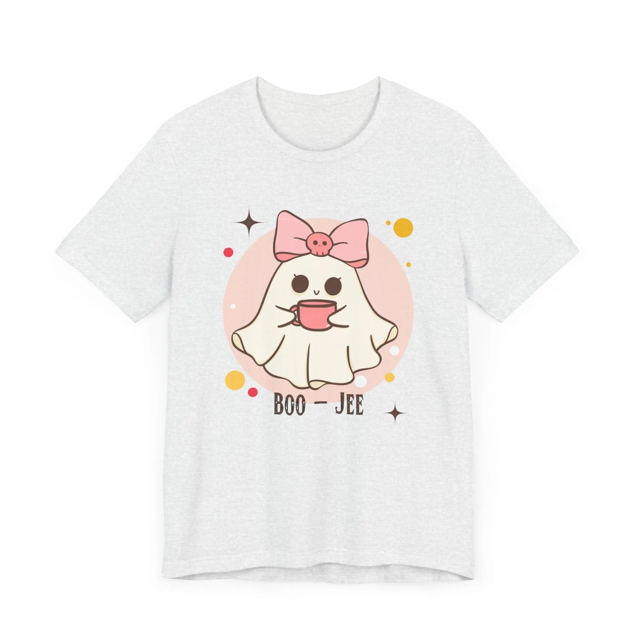 Kawaii coffee ghost Unisex Jersey Short Sleeve Tee