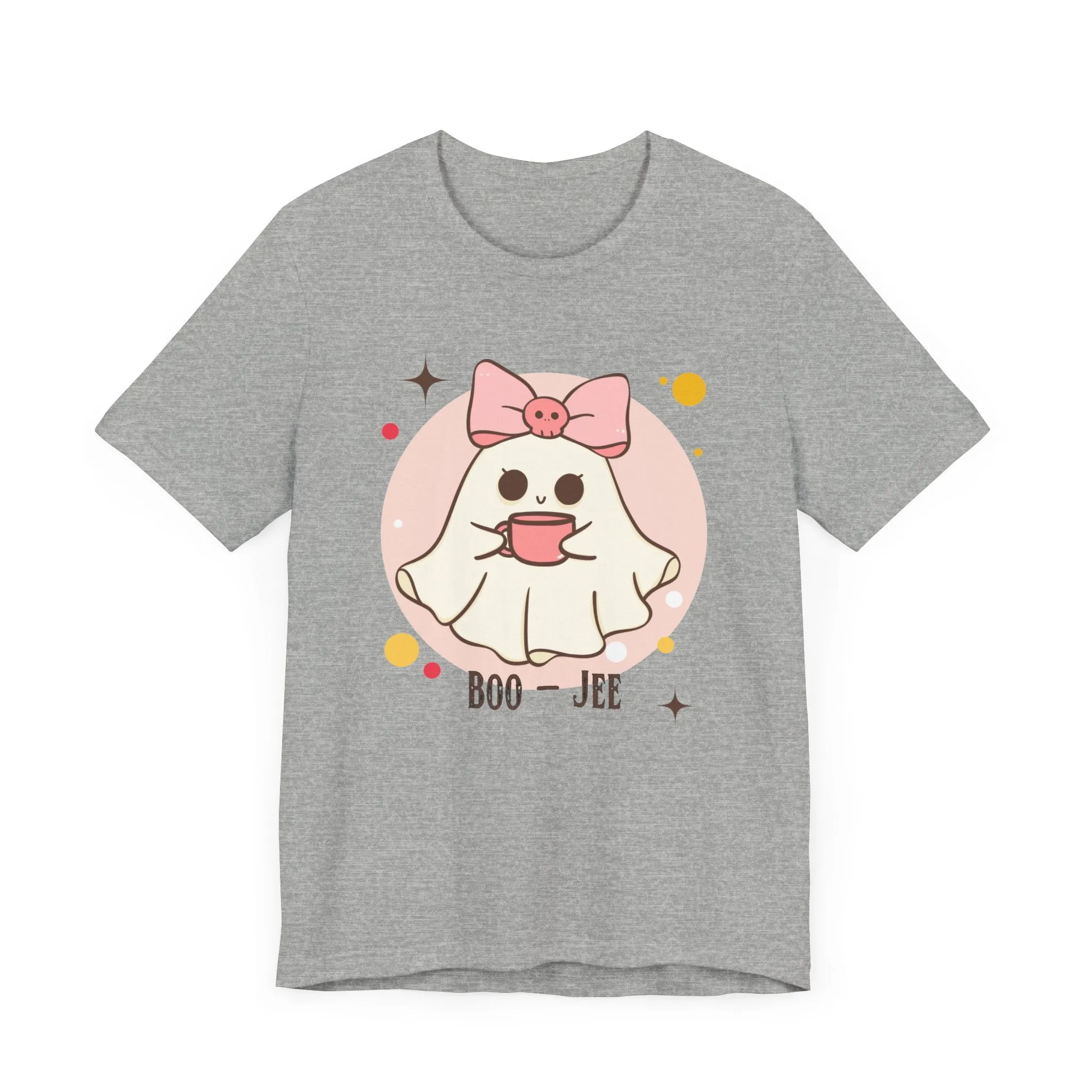 Kawaii coffee ghost Unisex Jersey Short Sleeve Tee