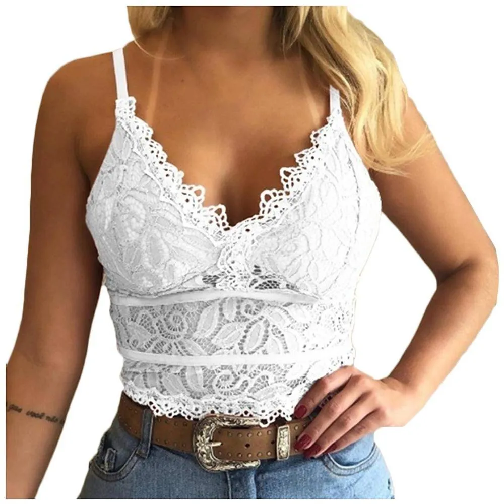 Lace Bralette Crop Top