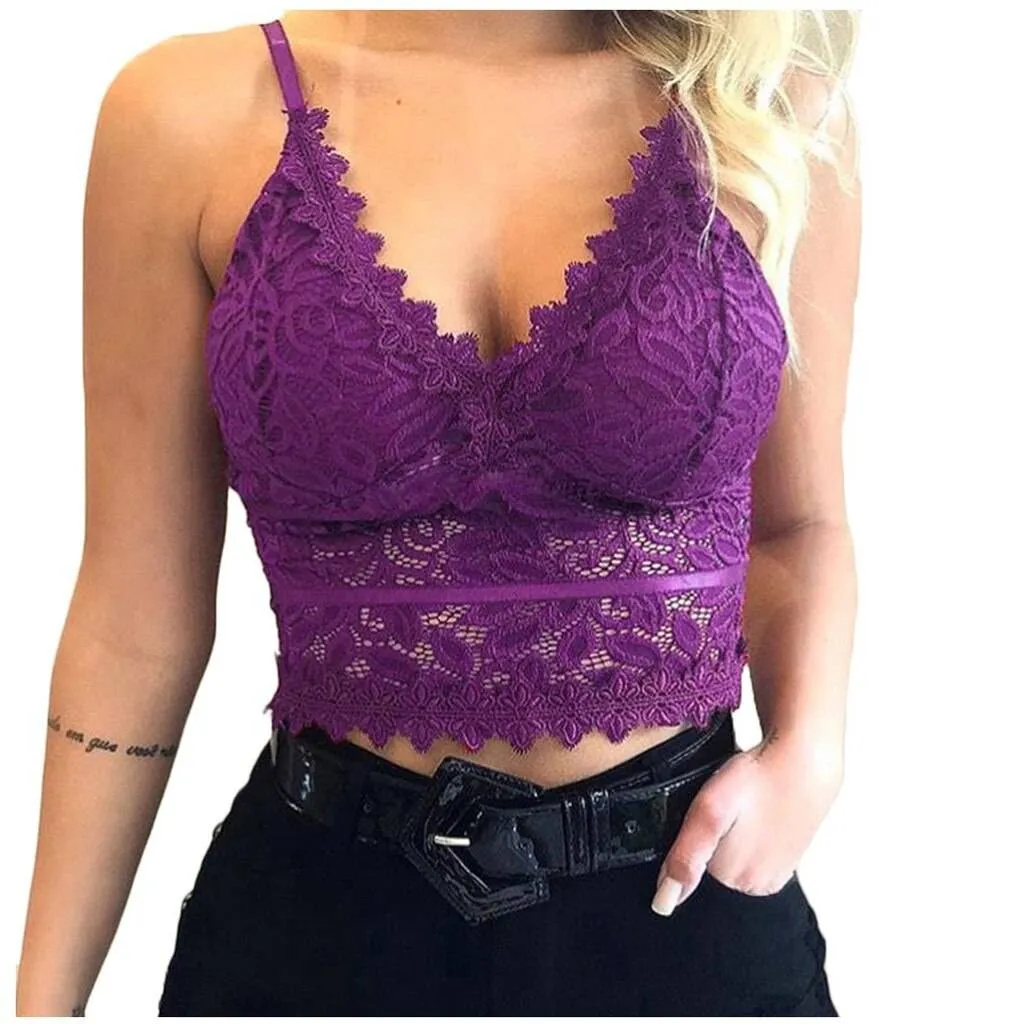 Lace Bralette Crop Top