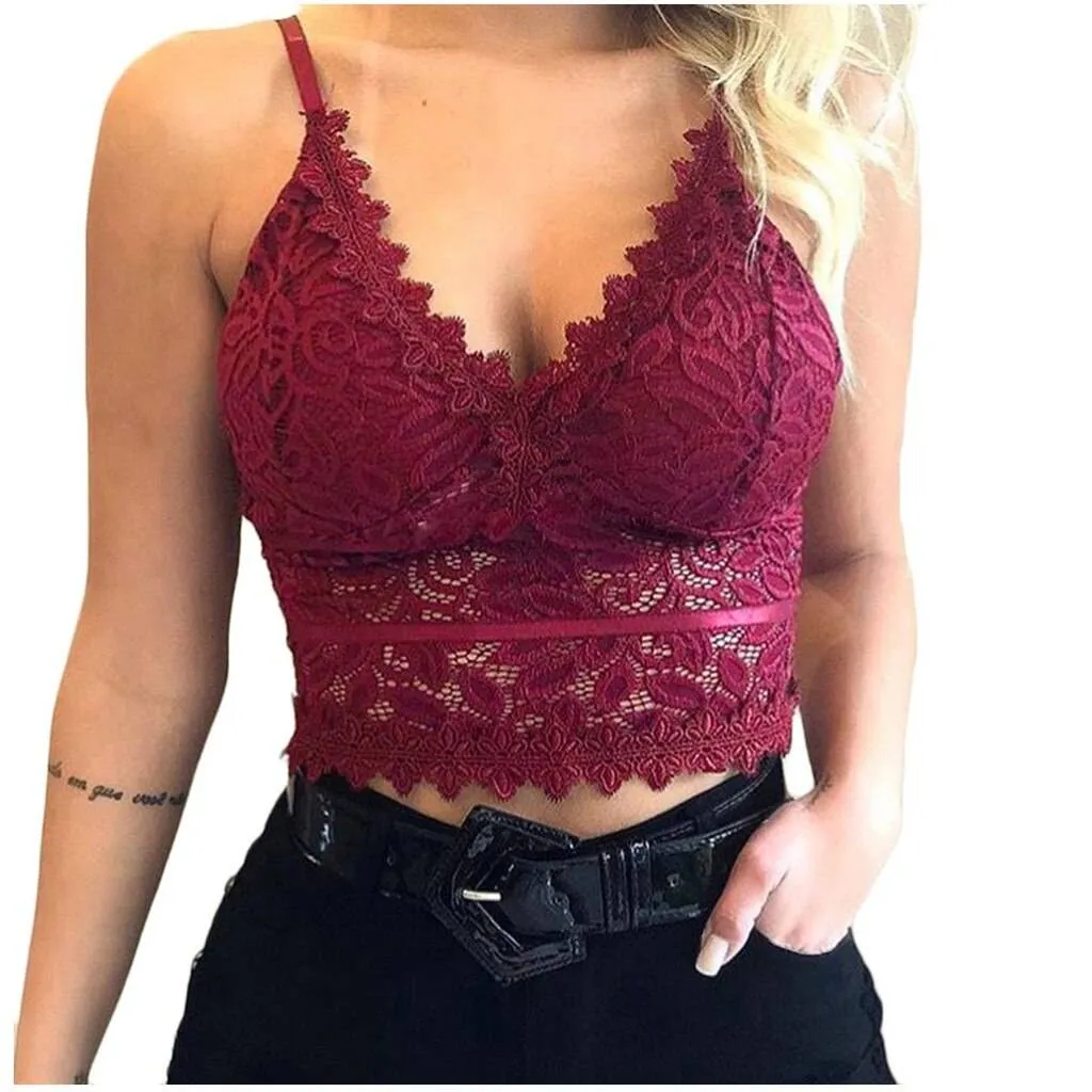 Lace Bralette Crop Top