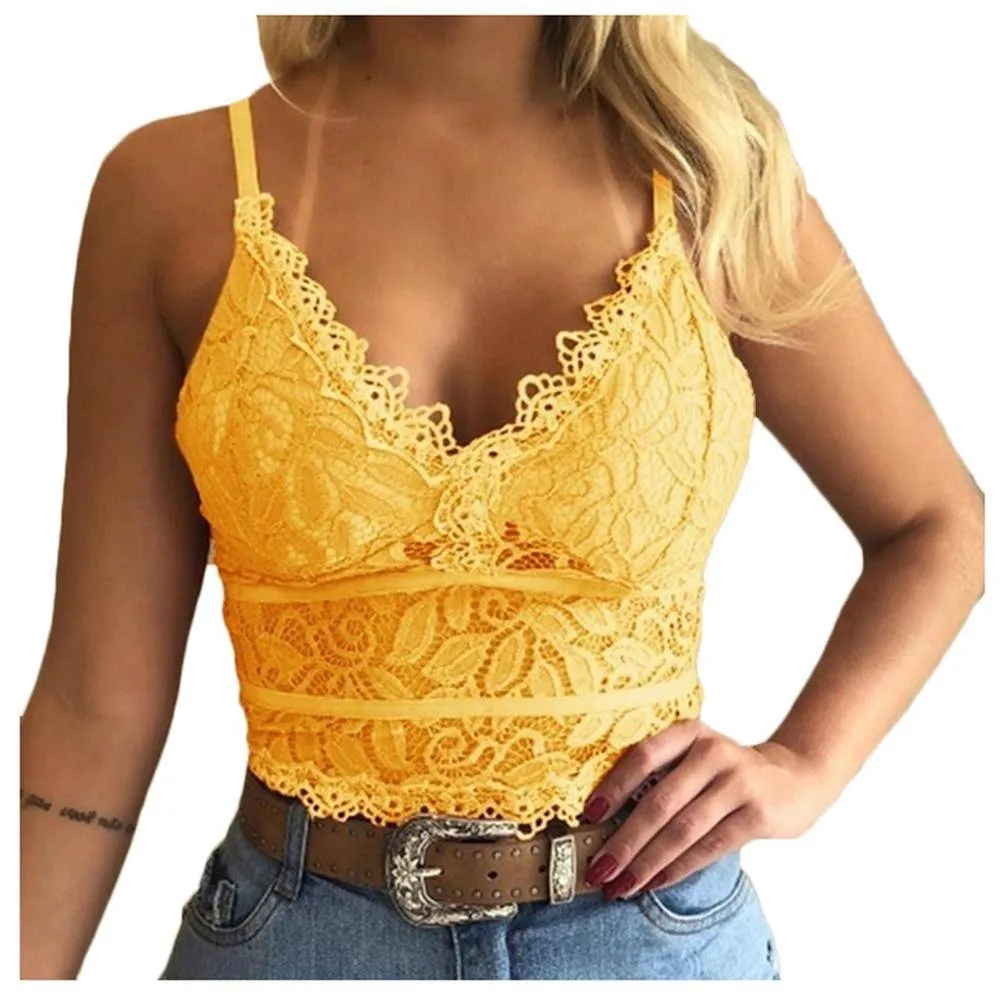 Lace Bralette Crop Top