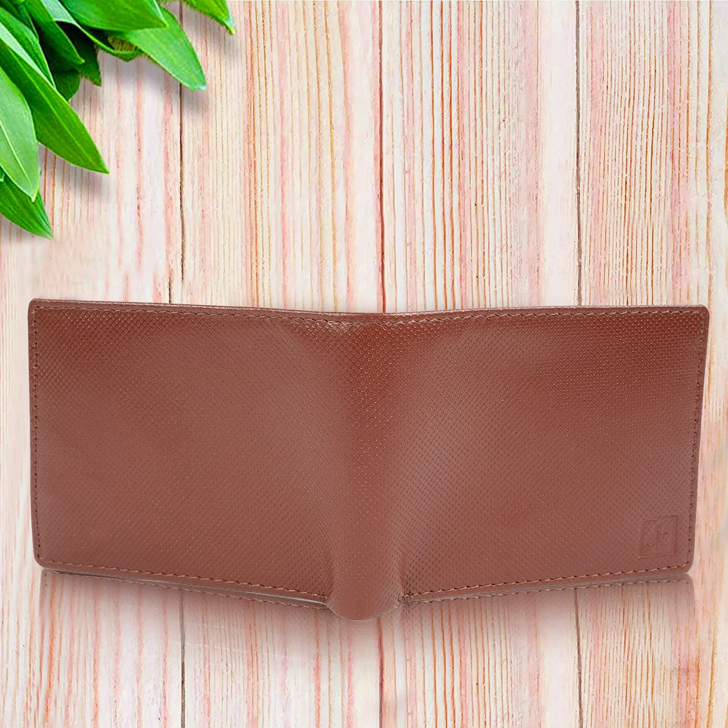 Leather Classic Travel Dot Embossed Leather Wallet