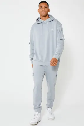 Mansfield Street Oversized Cargo Tracksuit - Grey