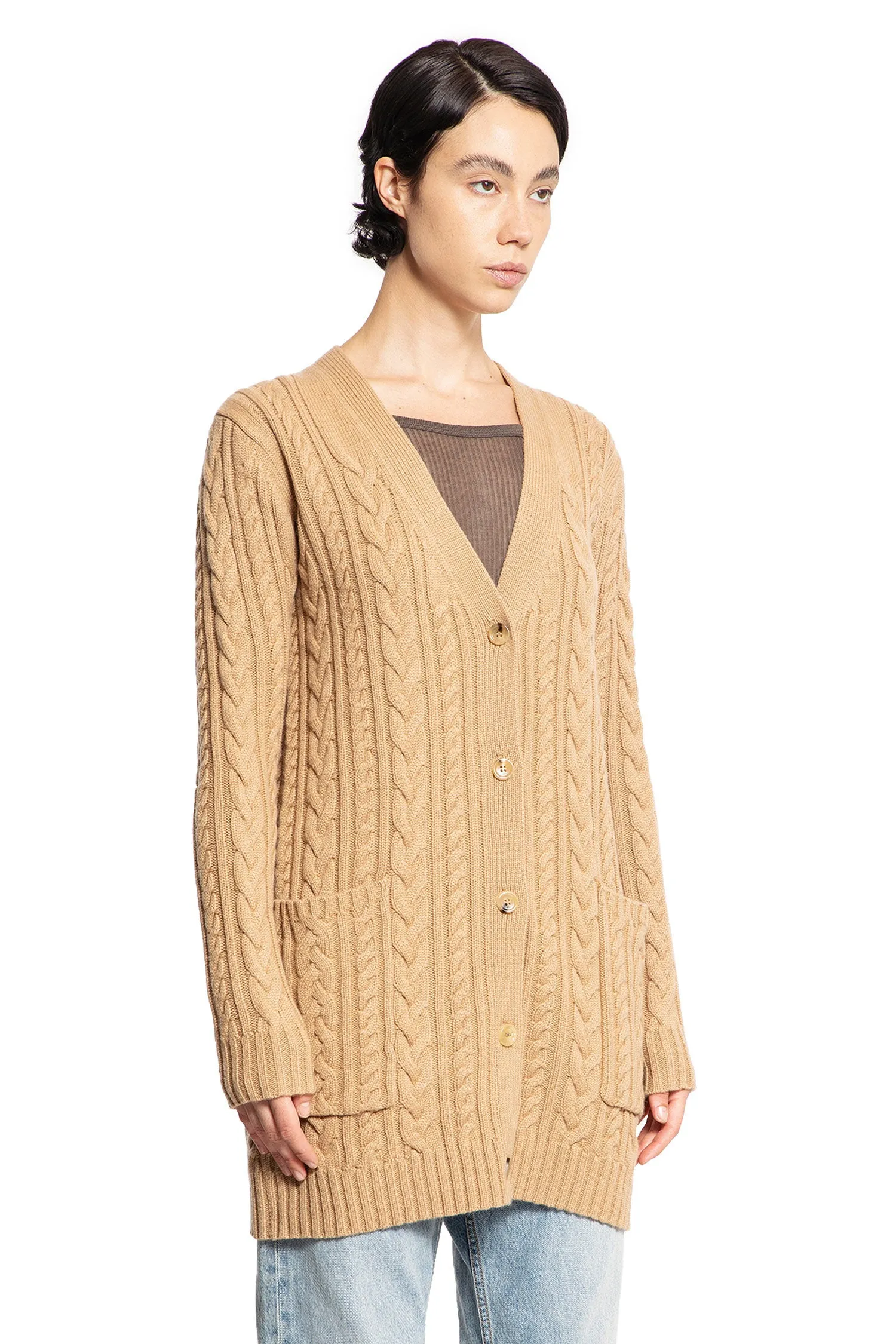 MAX MARA WOMAN BEIGE KNITWEAR