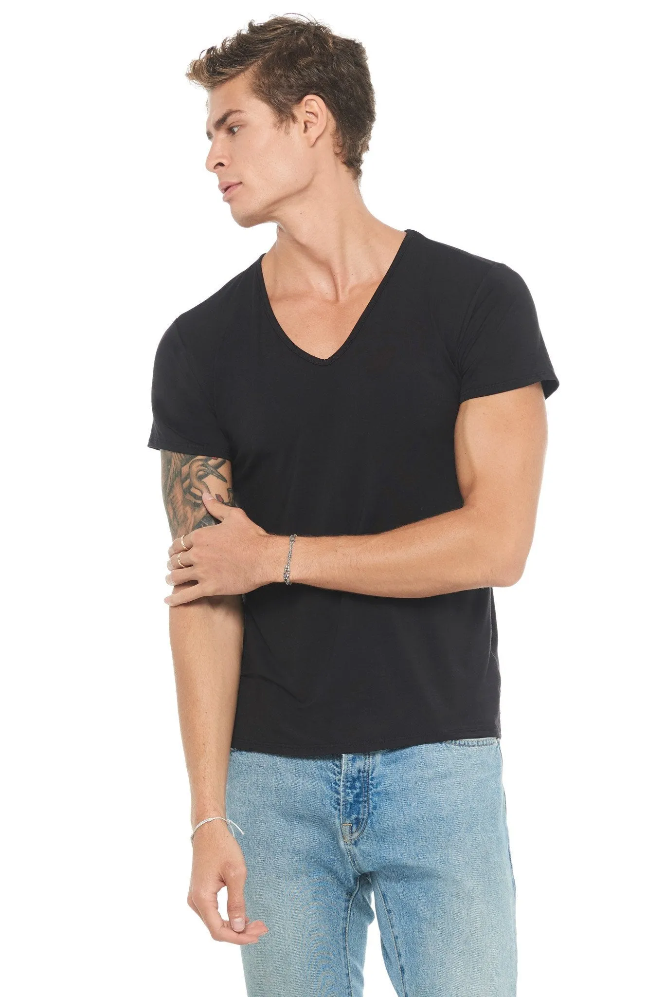 Men's Modal V-Neck Tee