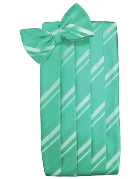 Mermaid Kids Striped Satin Cummerbund