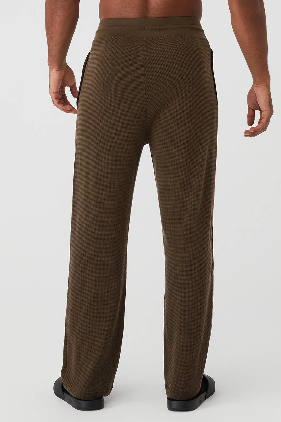 Micro Waffle Fast Break Sweatpant - Espresso