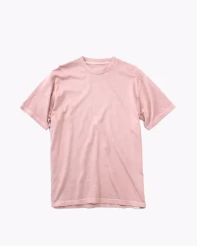 Natural Dyed Block S/S Jersey - Dusty Pink