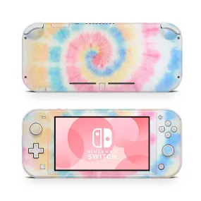 Nintendo Switch Lite Skin Decals - Tie Dye - Wrap Vinyl Sticker