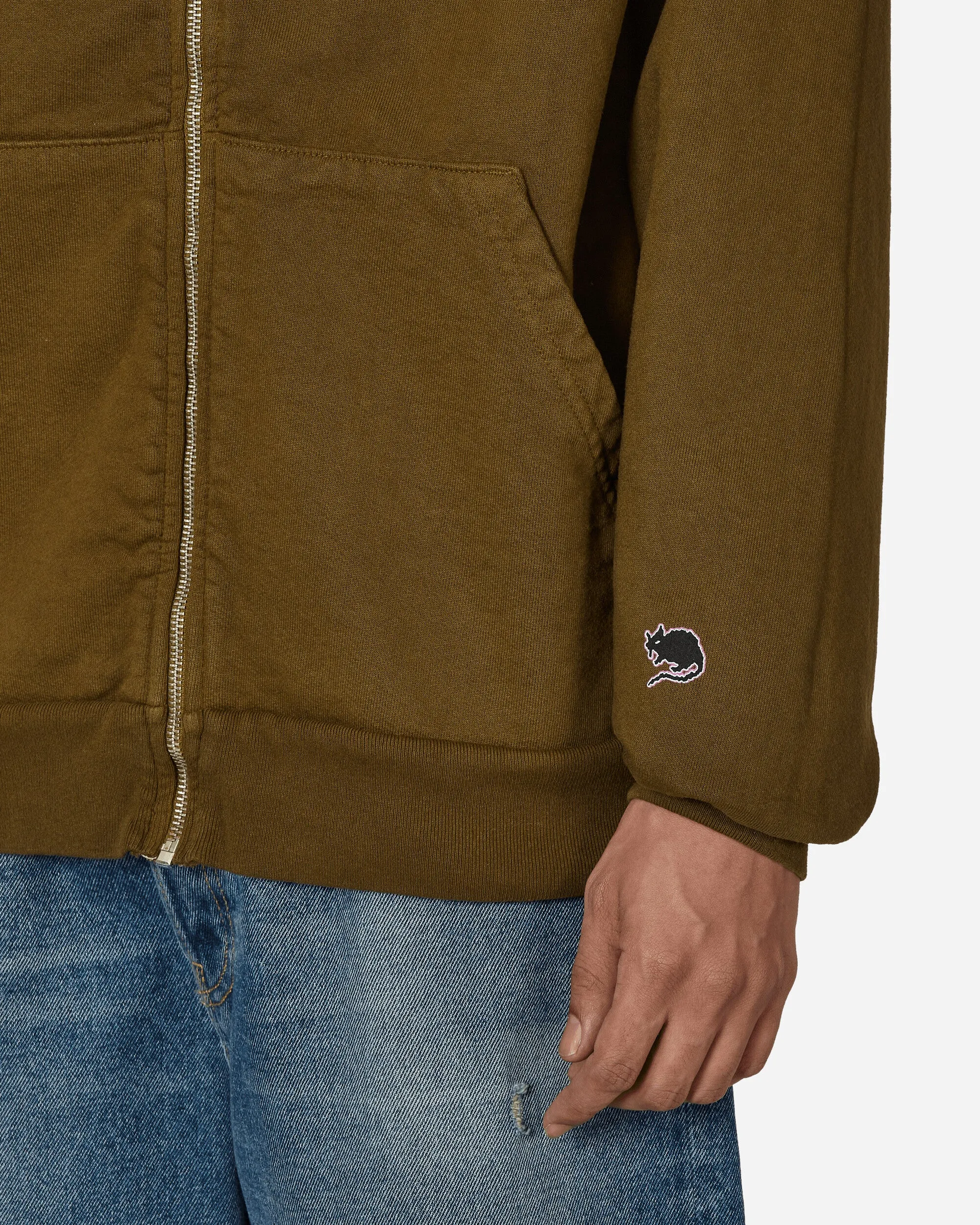 Ratstar Zip Up Hoodie Olive