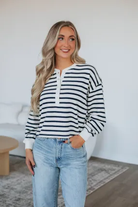 Rella Striped Top