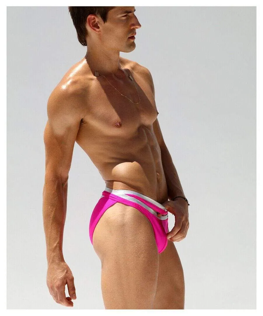 RUFSKIN Swimwear Crown Swim-Briefs Sexy Maillot Pink AF 15