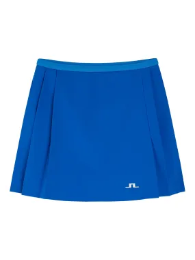 Sierra Pleat Skirt / Lapis Blue