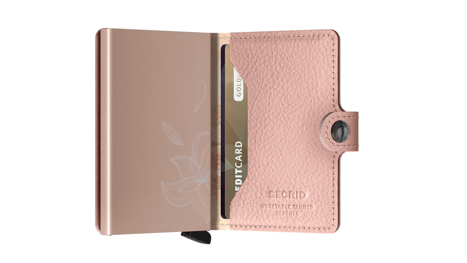 Stitch Magnolia Leather Miniwallet