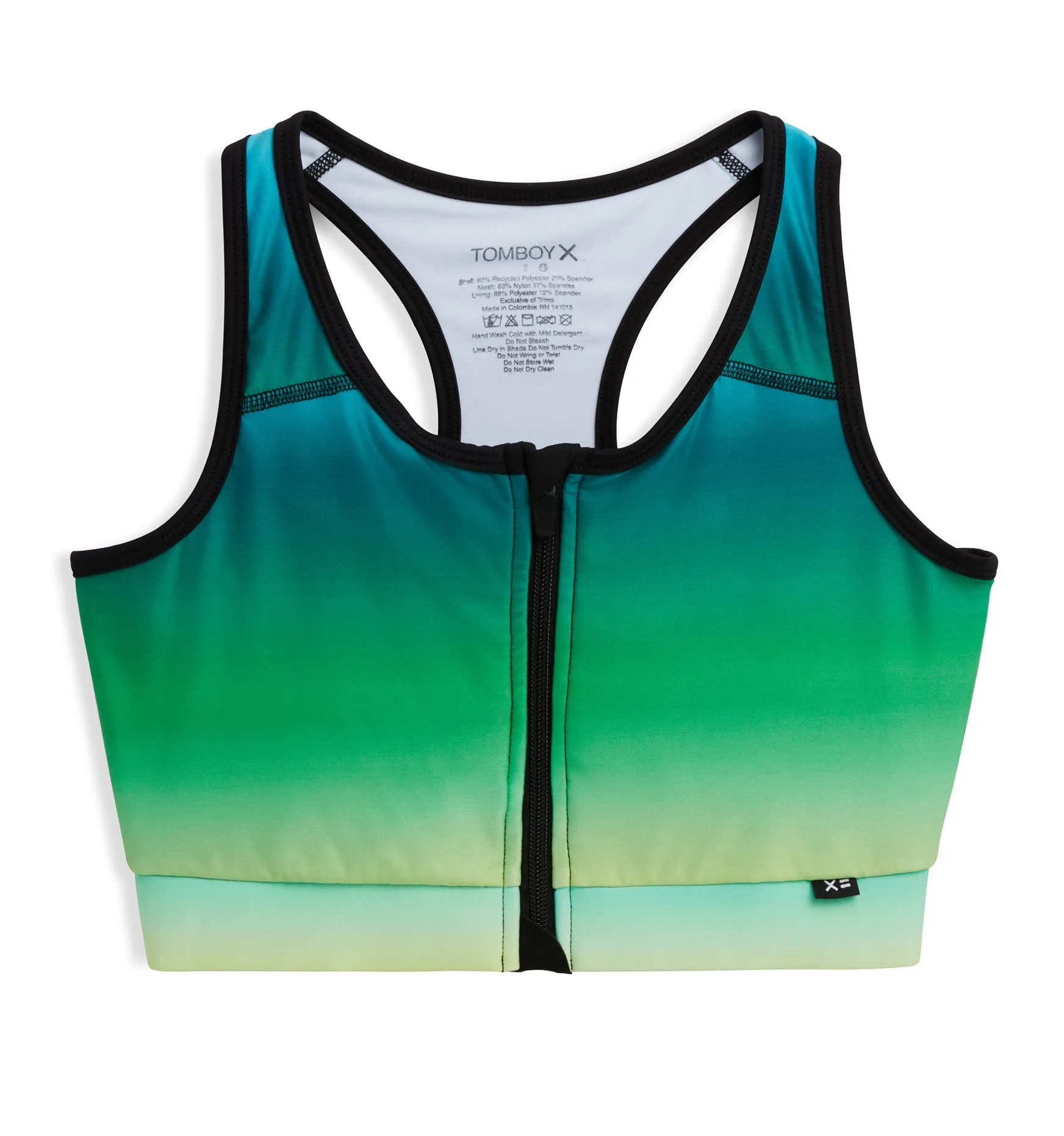 Swim Racerback Zip Top - Under the Surface