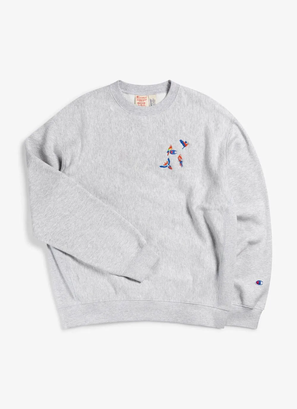 The Menagerie Sweatshirt | Champion and Percival | Heather Grey